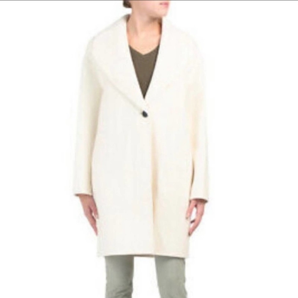 Theory Easy Town Doubleface Wool Coat sz M